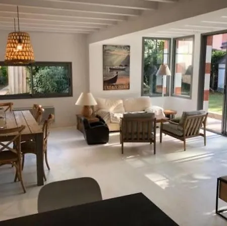 度假居 Charmante Maison Moderne 4 Et Jardin 阿卡雄